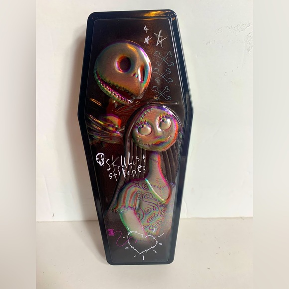 Disney Parks two metal Tin Coffin Nightmare Before Christmas tins - Picture 2 of 15